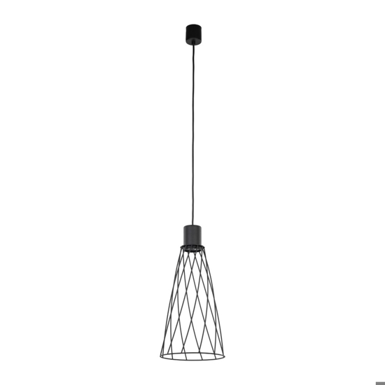 Lampada a sospensione per isola penisola cucina nero 19 cm